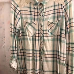 Long Sleeve Button Down Knit